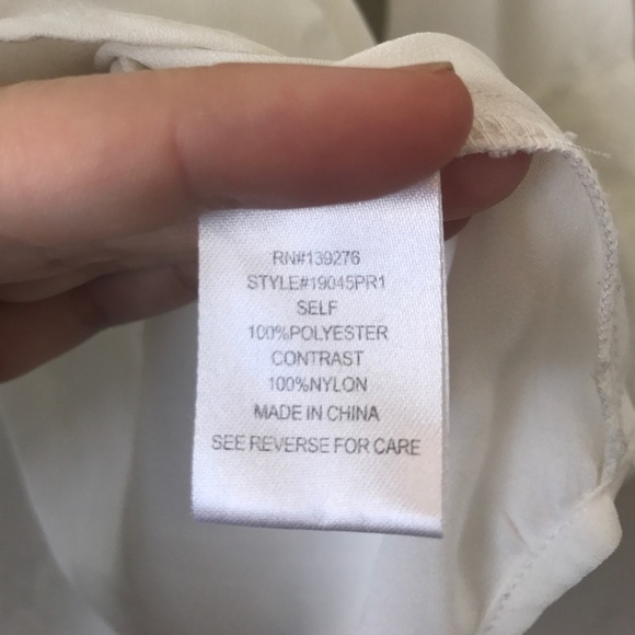 DANIEL Rainn Lace Trim Peasant Blouse - Picture 6 of 6